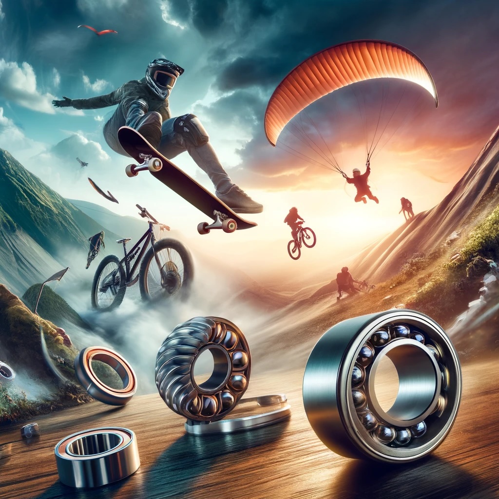 Speciální ložiska pro extrémní sporty: Od skateboardů po paragliding