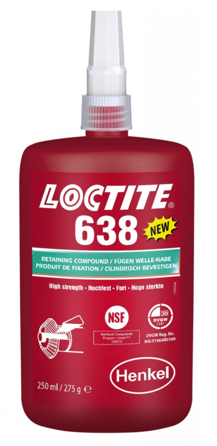 Loctite 638 - 250 ml (po expiraci)