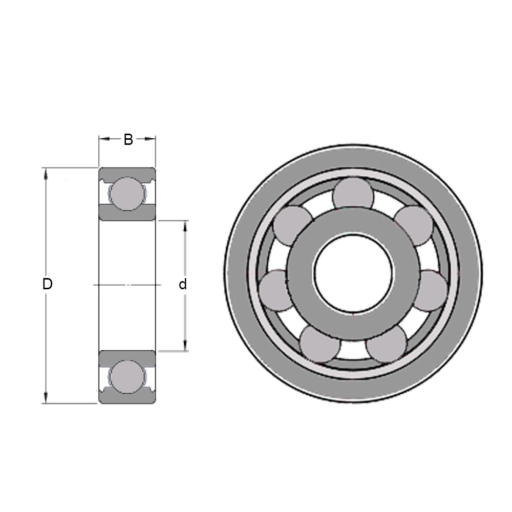Ložisko 6207 P6 ZKL