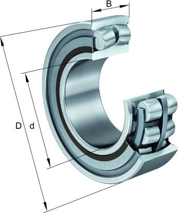 Ložisko WS 22212-E1-XL-2RSR FAG