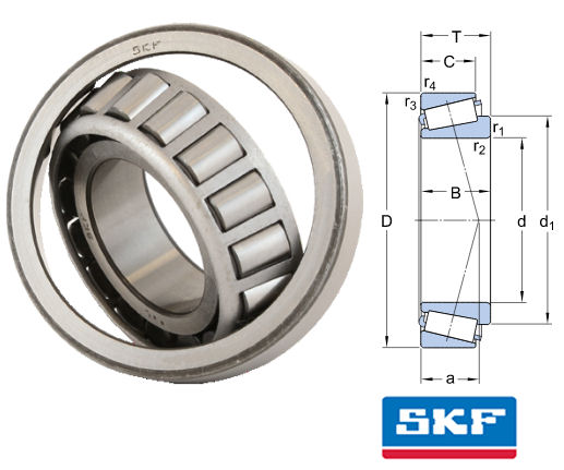 Ložisko 33016 Q SKF