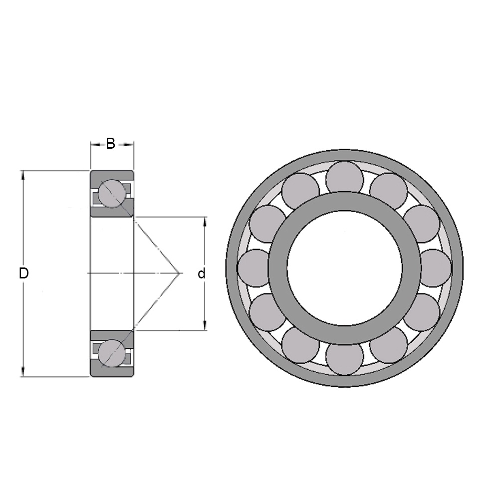 Ložisko 7312 BECBP SKF