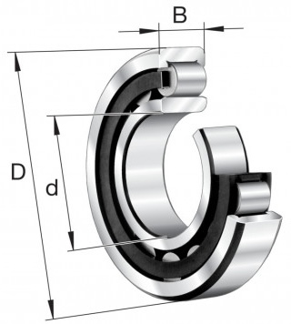 Ložisko NU 2212-E-XL-TVP2 FAG