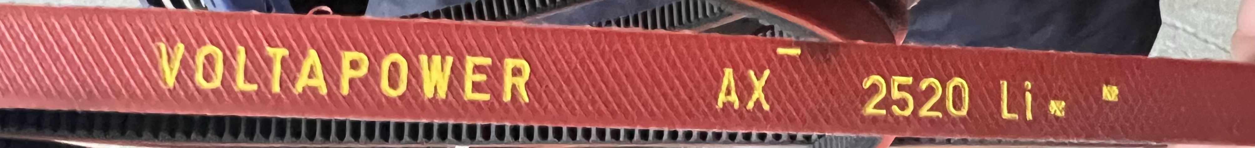 Klínový řemen AX 2520 Li Voltapower