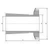 1569926 pouzdro h2348 skf