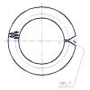 Prirobnična puša - B90F 12012560 neu
