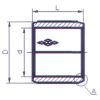 Casquillo cilíndrico - B90 404450 neu